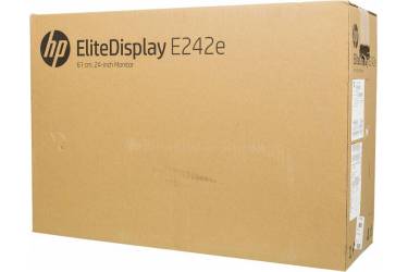 Монитор HP 24" EliteDisplay E242e белый IPS LED 16:10 HDMI матовая HAS Pivot 250cd 178гр/178гр 1920x1200 D-Sub DisplayPort FHD USB 6.23кг