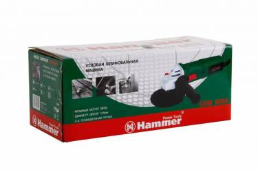 Углошлифовальная машина Hammer Flex USM600A 600Вт 11000об/мин рез.шпин.:M14 d=125мм