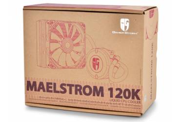 Устройство охлаждения(кулер) Deepcool Watercooler MAELSTROM 120K Soc-FM2+/AM2+/AM3+/1150/1155/2011/ 4-pin 18-32dB Al 756gr LED Ret