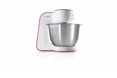 Кухонный комбайн Bosch MUM54P00 900Вт белый/розовый
