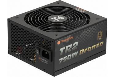 Блок питания Thermaltake ATX 750W TR2 SMART TR-750P Bronze 80+ bronze (24+4+4pin) APFC 140mm fan 8xSATA RTL