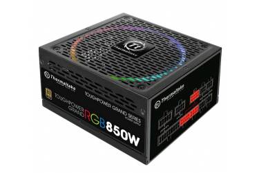 Блок питания Thermaltake ATX 850W Toughpower Grand RGB 80+ gold (24+4+4pin) APFC 140mm fan color LED 12xSATA Cab Manag RTL