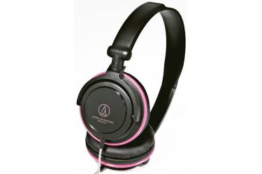 Наушники Audio-Technica ATH-SJ11 BPK накладные черные/розовые