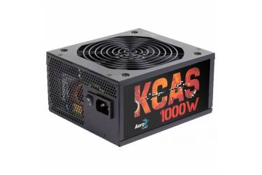 Блок питания Aerocool ATX 1000W KCAS-1000W 80+ bronze (24+4+4pin) APFC 120mm fan 10xSATA RTL