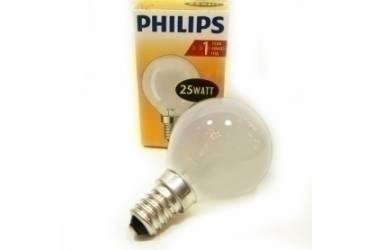 Лампа накаливания PHILIPS P45_25W_FR_E14 шар матовый