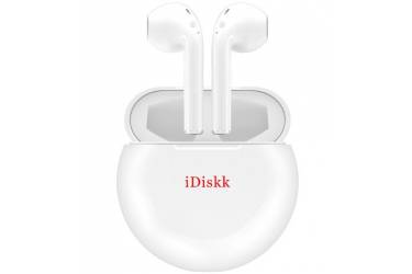 Наушники беспроводные (Bluetooth) iDiskk i50 (белый)