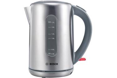 Чайник электрический Bosch TWK7901 1.7л. 2200Вт серебристый (корпус: нержавеющая сталь/пластик)