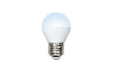 Лампа светодиодная диммир Volpe LED-G45-6W/NW/4500К/E27/FR/DIM/O шар мат  