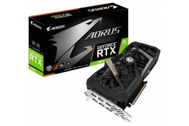 Видеокарта Gigabyte PCI-E GV-N2080AORUS-8GC nVidia GeForce RTX 2080 8192Mb 256bit GDDR6 1845/14000/HDMIx3/DPx3/Type-Cx1/HDCP Ret