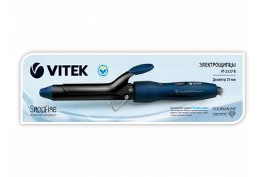 Щипцы Vitek VT-2537 B 45Вт макс.темп.:200С покрытие:керамическое синий (плохая упаковка)