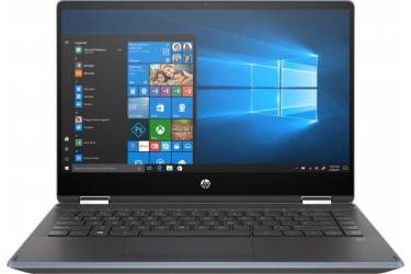 Трансформер HP Pavilion x360 14-dh0003ur Core i5 8265U/8Gb/SSD256Gb/Intel UHD Graphics 620/14"/IPS/Touch/FHD (1920x1080)/Windows 10/blue/WiFi/BT/Cam