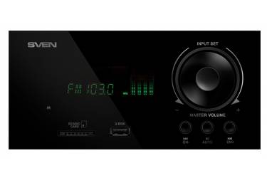 Компьютерная акустика Sven MS-2100  2.1, FM-тюнер, USB/SD, дисплей, ПДУ, мощность 50 Вт+2х1