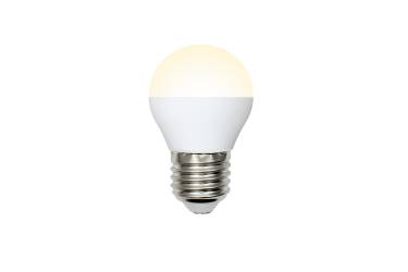 Лампа светодиодная диммир Volpe LED-G45-6W/WW/3000К/E27/FR/DIM/O шар мат  