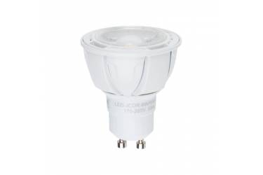 Лампа светодиодная диммир Uniel LED-JCDR-6W/WW/3000К/GU10/FR/DIM/38D мат пластик