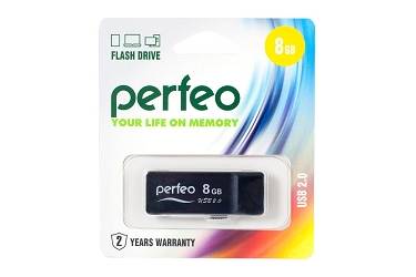 USB флэш-накопитель 8GB Perfeo R01 черный USB2.0