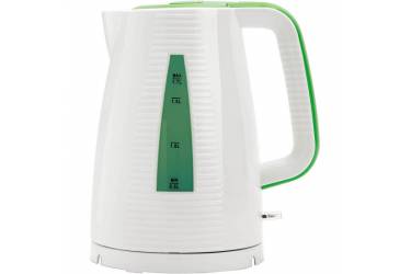 Чайник электрический Polaris PWK 1743C 1.7л. 2200Вт зеленый/белый