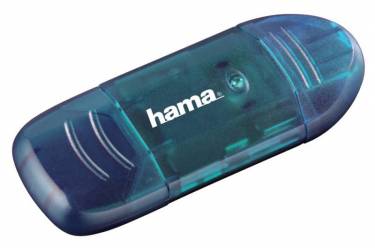 Устройство чтения карт памяти USB2.0 Hama H-114730 синий