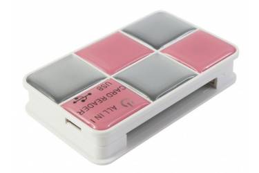 Устройство чтения карт памяти USB2.0 PC Pet CR-217CPK розовый