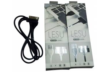 Кабель USB Remax Lesu Lite RC-050i Iphone 4 белый 1m в уп.