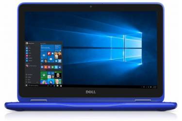 Ноутбук Dell Inspiron 3168 3168-5414 (2-in-1) Pentium N3710 (1.6)/4G/500G/11,6"HD IPS Touch/Win10 Blue