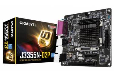 Материнская плата Gigabyte GA-J3355N-D2P 2xDDR3L mini-ITX AC`97 8ch(7.1) GbLAN+VGA+HDMI