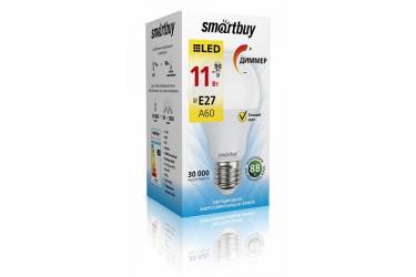 Светодиодная (Диммер) Лампа Smartbuy-A60-11W/4000/E27