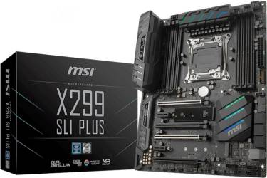 Материнская плата MSI X299 SLI PLUS Soc-2066 Intel X299 8xDDR4 ATX AC`97 8ch(7.1) 2xGgE RAID