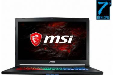 Ноутбук MSI GP72M 7RDX(Leopard)-1025XRU Core i7 7700HQ/16Gb/1Tb/SSD128Gb/nVidia GeForce GTX 1050 4Gb/17.3"/FHD (1920x1080)/Free DOS/black/WiFi/BT/Cam