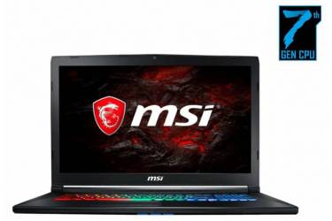 Ноутбук MSI GP72M 7REX(Leopard Pro)-1013RU Core i5 7300HQ/8Gb/1Tb/SSD128Gb/nVidia GeForce GTX 1050 Ti 4Gb/17.3"/FHD (1920x1080)/Windows 10/black/WiFi/BT/Cam