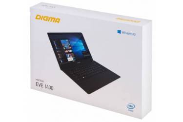 Ноутбук Digma EVE 1400 Atom X5 Z8350/2Gb/SSD32Gb/Intel HD Graphics 400/14.1"/TN/FHD (1920x1080)/Windows 10 Home Multi Language 32/black/silver/WiFi/BT/Cam/8000mAh