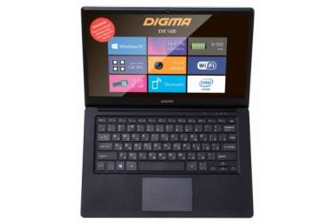 Ноутбук Digma EVE 1400 Atom X5 Z8350/2Gb/SSD32Gb/Intel HD Graphics 400/14.1"/TN/FHD (1920x1080)/Windows 10 Home Multi Language 32/black/silver/WiFi/BT/Cam/8000mAh