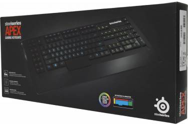 Клавиатура Steelseries APEX черный USB Multimedia Gamer LED