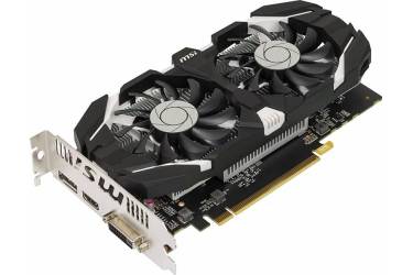 Видеокарта MSI PCI-E GeForce GTX 1050 Ti 4GT OC nVidia GeForce GTX 1050TI 4096Mb 128bit GDDR5 1341/7008 DVIx1/HDMIx1/DPx1/HDCP Ret