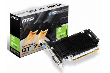 Видеокарта MSI PCI-E N730K-2GD3H/LP nVidia GeForce GT 730 2048Mb 64bit GDDR3 902/1600 DVIx1/HDMIx1/CRTx1/HDCP Ret