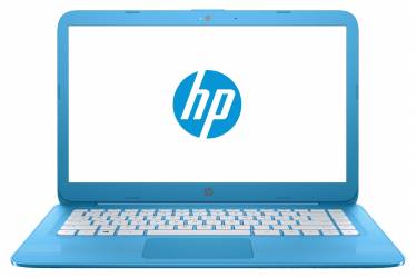 Ноутбук HP Stream 14-ax015ur Celeron N3060/4Gb/SSD32Gb/Intel HD Graphics/14"/HD (1366x768)/Windows 10 64/blue/WiFi/BT/Cam