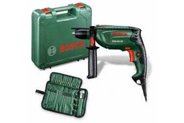 Дрель ударная Bosch PSB 650 RE 650Вт патрон:быстрозажимной реверс (кейс в комплекте)