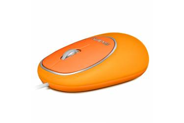 mouse Sven RX-555 Antistress Silent, USB, оранжевая