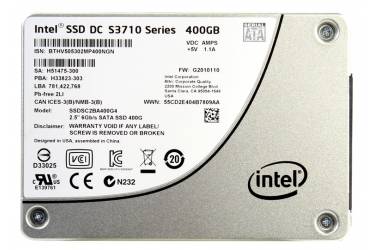 Накопитель SSD Intel Original SATA III 400Gb SSDSC2BA400G401 DC S3710 2.5"