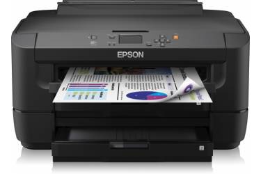 Принтер струйный Epson WorkForce WF-7110DTW (C11CC99302) A3+ Duplex Net WiFi USB RJ-45 черный