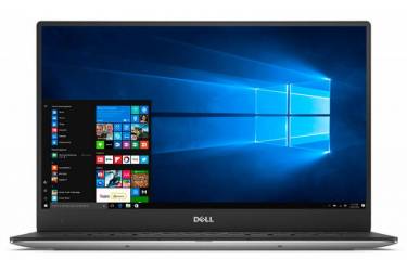 Ультрабук Dell XPS 13 Core i7 7500U/8Gb/SSD256Gb/Intel HD Graphics 620/13.3"/IPS/Touch/qHD+ (3200x1800)/Windows 10 Professional 64/silver/WiFi/BT/Cam