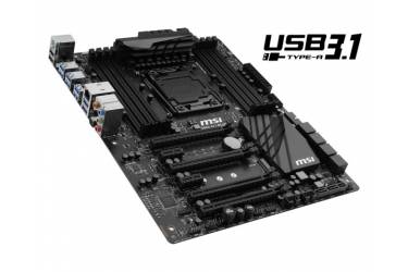 Материнская плата MSI X99A SLI PLUS Soc-2011v3 Intel X99 8xDDR4 ATX AC`97 8ch(7.1) GbLAN RAID