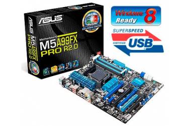 Материнская плата Asus M5A99FX PRO R2.0 Soc-AM3+ AMD 990FX 4xDDR3 ATX AC`97 8ch(7.1) GbLAN eSATA RAI