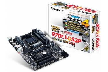 Материнская плата Gigabyte GA-970A-DS3P Soc-AM3+ AMD 970 4xDDR3 ATX AC`97 8ch(7.1) GbLAN RAID