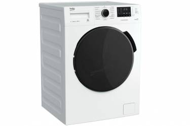 Стиральная машина Beko RSPE78612W - 1200об; 49см; Пар; 6,5кг; диспл.; белый/черный; инв. мотор