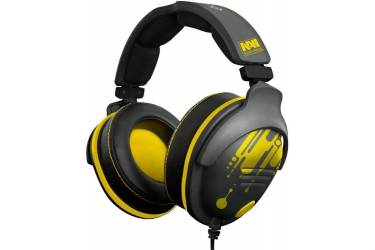 Гарнитура мониторы Steelseries 9H NaVi Edition 3.2м черный/желтый проводные (оголовье)