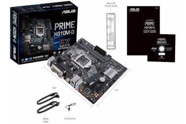 Материнская плата Asus PRIME H310M-D Soc-1151v2 Intel H310 2xDDR4 mATX AC`97 8ch(7.1) GbLAN+VGA+HDMI