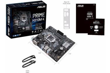 Материнская плата Asus PRIME H310M-K Soc-1151v2 Intel H310 2xDDR4 mATX AC`97 8ch(7.1) GbLAN+VGA+DVI