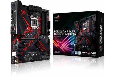 Материнская плата Asus ROG STRIX B360-H GAMING Soc-1151v2 Intel B360 4xDDR4 ATX AC`97 8ch(7.1) GbLAN+DVI+HDMI