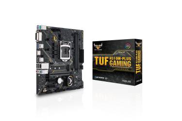 Материнская плата Asus TUF H310M-PLUS GAMING Soc-1151v2 Intel H310 2xDDR4 mATX AC`97 8ch(7.1) GbLAN+DVI+HDMI