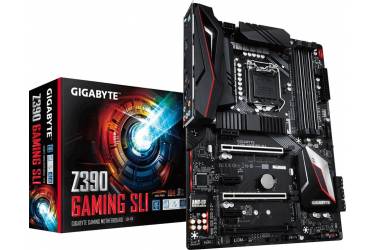 Материнская плата Gigabyte Z390 GAMING SLI Soc-1151v2 Intel Z390 4xDDR4 ATX AC`97 8ch(7.1) GbLAN RAID